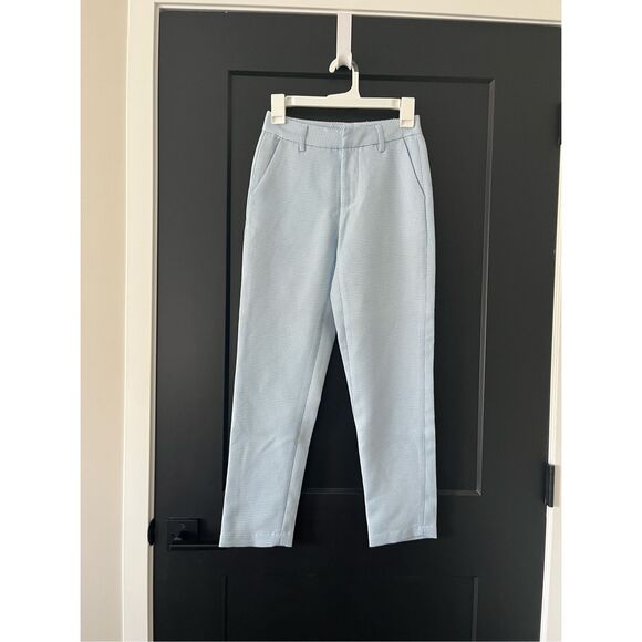Bohme Blue Gingham Slack Pants Size XS - Picture 1 of 6